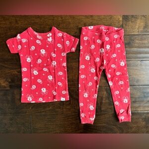 GAP | Disney 100% Organic Cotton Minnie Mouse PJ Set - 2T